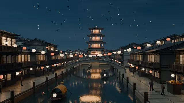 River of a Thousand Lanterns