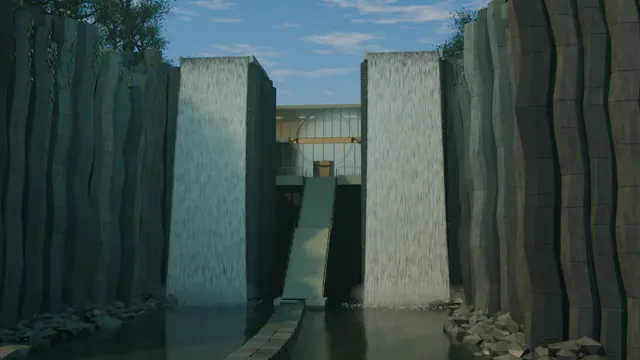 Between the Falls
